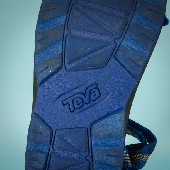Teva Size 2 Little Kids Blue Hurricane XTL 2 Active Outdoor Water Sandals - Picture 5 of 6